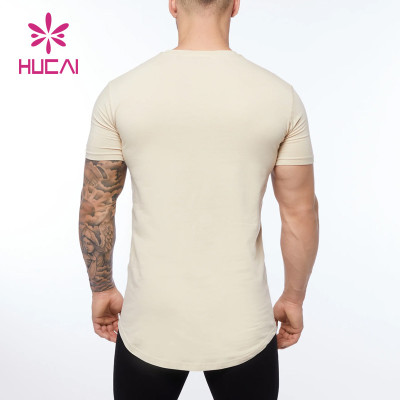 oem stretch oversize elastic t shirt mens custom gym wear manufactured in China