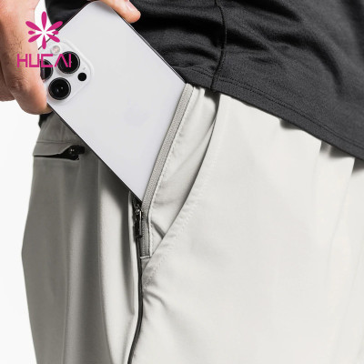 ODM Private Label Mens Nylon Spandex Gym Joggers For Sweatpants Fitness Running