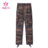 Custom Mens New Design Camo Printing Joggers Hem Printed  Workoutwear Manufactured