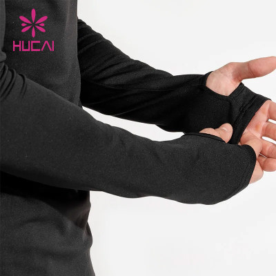 Low MOQ Custom Hot Sale Comfortable Mens Sports Sweatshirts Fitness Clothing Manufacturer