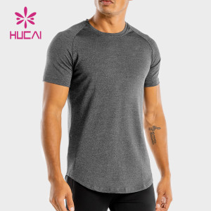 odm stretch plain body building sports fitness apparel t shirt clothing manufacturers