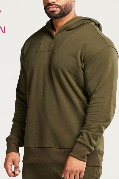 odm hit color high quality gym slim fit hoodie for men custom workout clothes