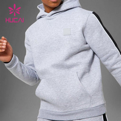 Custom Private Label Fashionable Outfits Hem Printed Tracksuit Men Sportswear Supplier