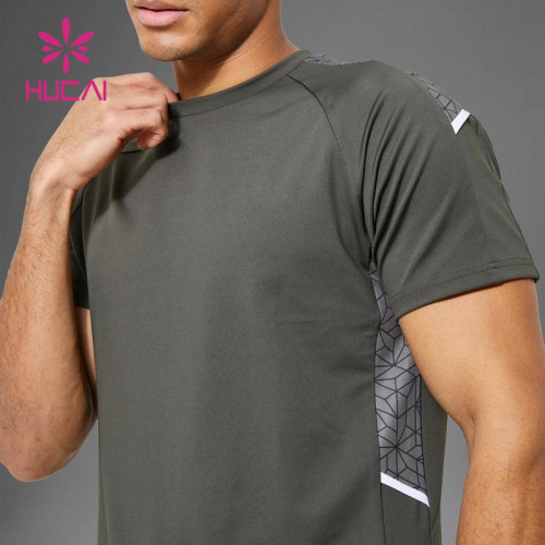 china manufacturer dry fit quick-drying t shirt men unique design custom gym wear supplier