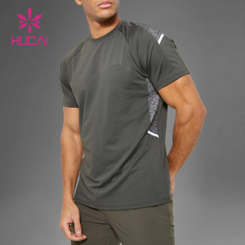 china manufacturer dry fit quick-drying t shirt men unique design custom gym wear supplier