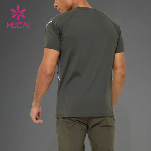 china manufacturer dry fit quick-drying t shirt men unique design custom gym wear supplier