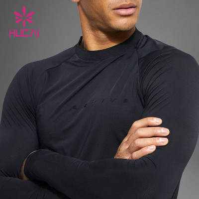 china clothes factory mens sweatshirts long sleeve t shirt plain sports apparel suppliers