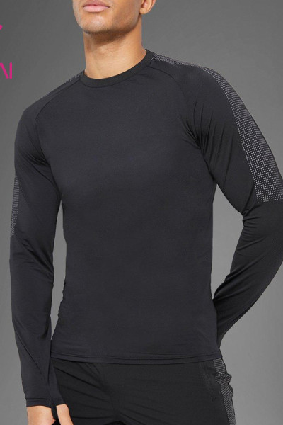 custom high performance gym dri fit t shirts for man long sleeves china sports clothing