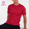 custom oem high performance red gym dri fit t shirts men china sportswear suppliers