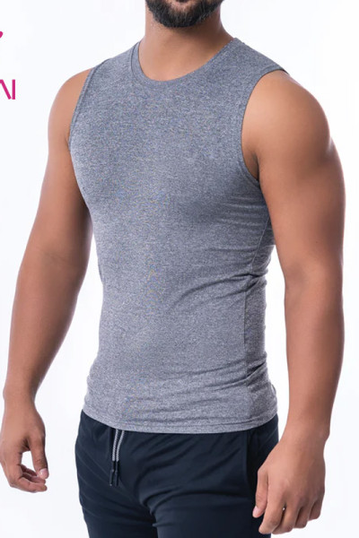 odm custom quick-drying elastic classical men fitness tank tops workoutwear supplier