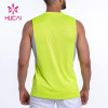 custom contrast color breathable soft cotton men fitness tank tops workoutwear supplier