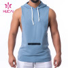 OEM Factory Manufacturer Mens Sleevesness Hoodies Nylon Athletic Sport Clothing