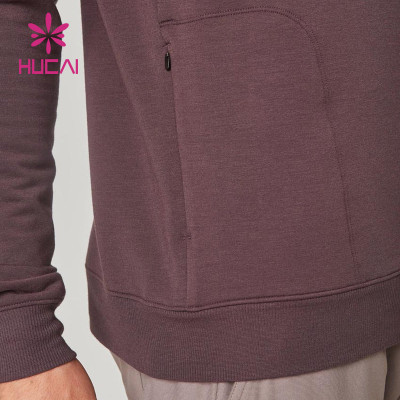 oem new arrival mens zipper gym long sleeve running custom t shirts activewear supplier