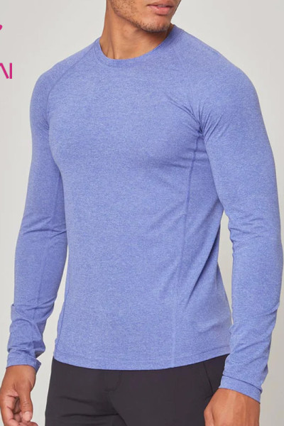 oem custom men new colour high performance t shirts long sleeve spotswear china