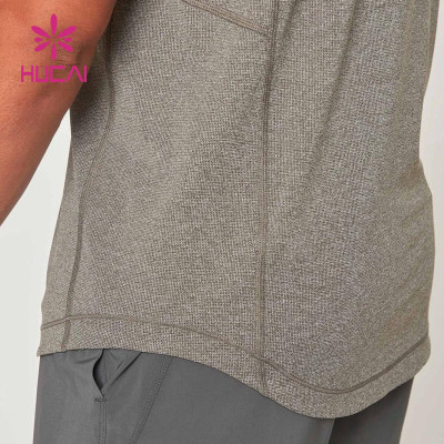 custom mens gym high performance t shirts workout clothes spotswear china