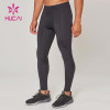 oem phone pocket black mens legging tight sweatpants custom logo activewear supplier