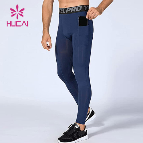 odm latest men riding legging phone pocket skinny pants custom workout clothes