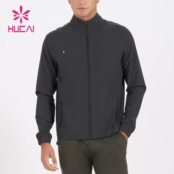 oem classical sports jacket for men zipper soft shell coat activewear suppliers