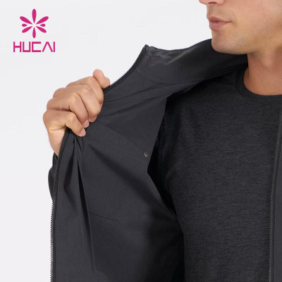 oem classical sports jacket for men zipper soft shell coat activewear suppliers