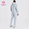 custom men sports two piece set running jogger tracksuits private label appeal
