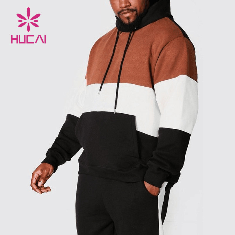 contrast color men tracksuit