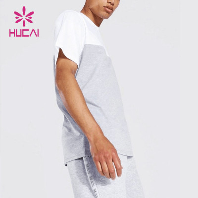 oem new design splicing sports shorts tracksuits men china gym wear manufacturers