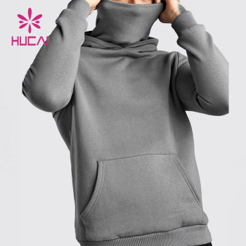 ODM Custom Logo Warm Masked Design Hoodie Men Fashion Gymwear Spotswear China