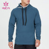 custom activewear mens high quality hoodies running zipper design gymwear supplier