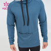 custom activewear mens high quality hoodies running zipper design gymwear supplier