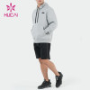 oem custom fashion mens grey jacket gym hit color coat sportswear manufacturer china