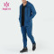 custom fashion mens blue jacket gym hit color coat fitness clothing manufacturers