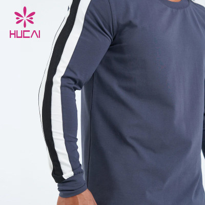 OEM Factory Manufacturer Mens Spandex Long Sleeve Sports Sweatshirts China Supplier