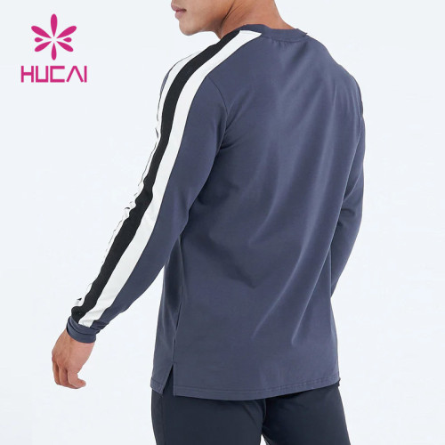 OEM Factory Manufacturer Mens Spandex Long Sleeve Sports Sweatshirts China Supplier