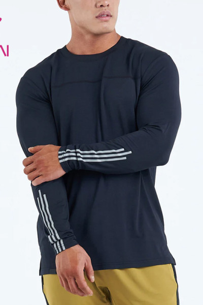 OEM Factory Manufacturer Mens Gym Long Sleeve Sports Golf Material Sweatshirts China Supplier