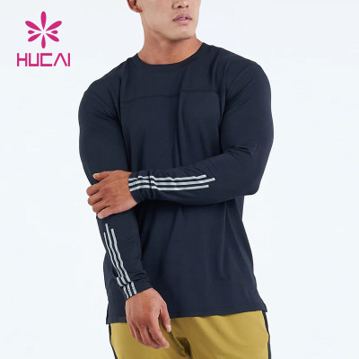 OEM Factory Manufacturer Mens Gym Long Sleeve Sports Golf Material Sweatshirts China Supplier