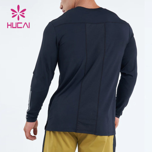 OEM Factory Manufacturer Mens Gym Long Sleeve Sports Golf Material Sweatshirts China Supplier