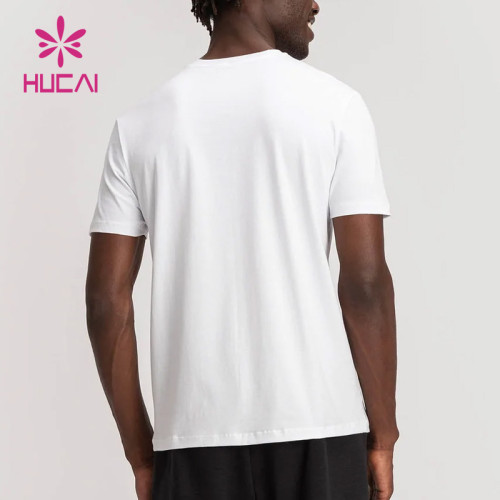 custom active soft cotton heat transfer t shirts black soft cotton mens gym wear suppliers