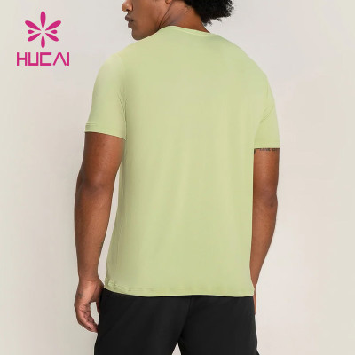 custom new design elastic t shirts body building breathable mens gym wear suppliers