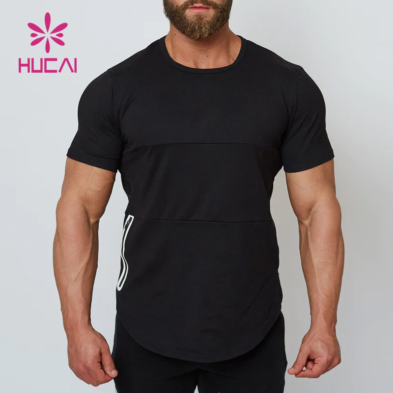 OEM Custom Private Label  Lightweight Fashion Loose Fit T Shirts Mens Gym Workout Attire