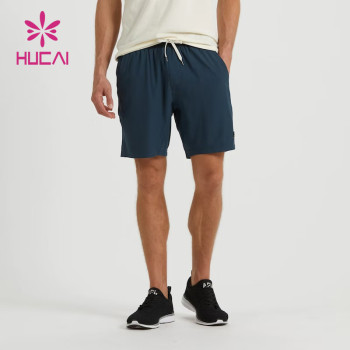 OEM Custom Mens Drawstring Silicon Running Private Label Shorts Black Gymwear Supplier