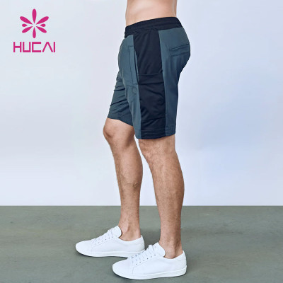 Factory Manufacturer Mens Mesh Stitching Running Private Label Shorts Gymwear Supplier