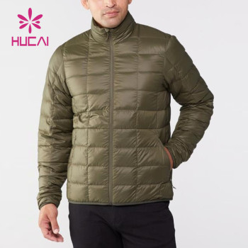 custom fashionable mens gym down jacket keep warm sportsclothing china clothes factory