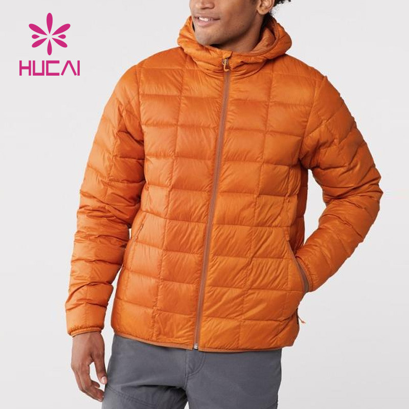 custom fashionable mens gym down jacket keep warm sportsclothing china clothes factory 
