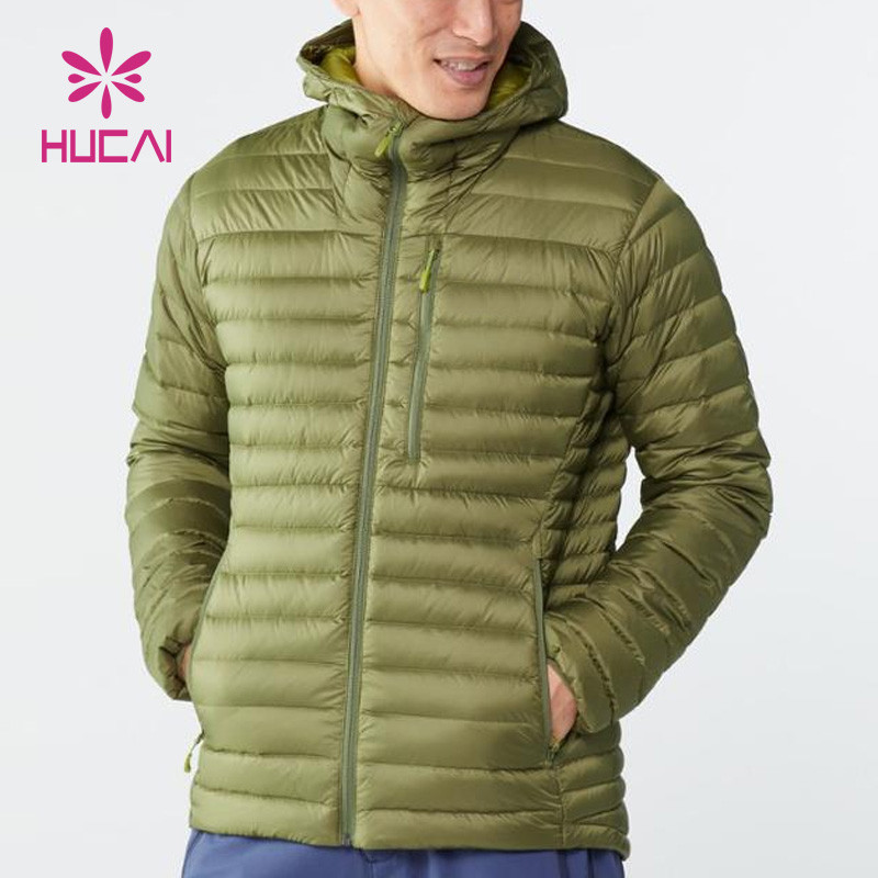 custom fashionable mens gym down jacket keep warm sportsclothing china clothes factory 