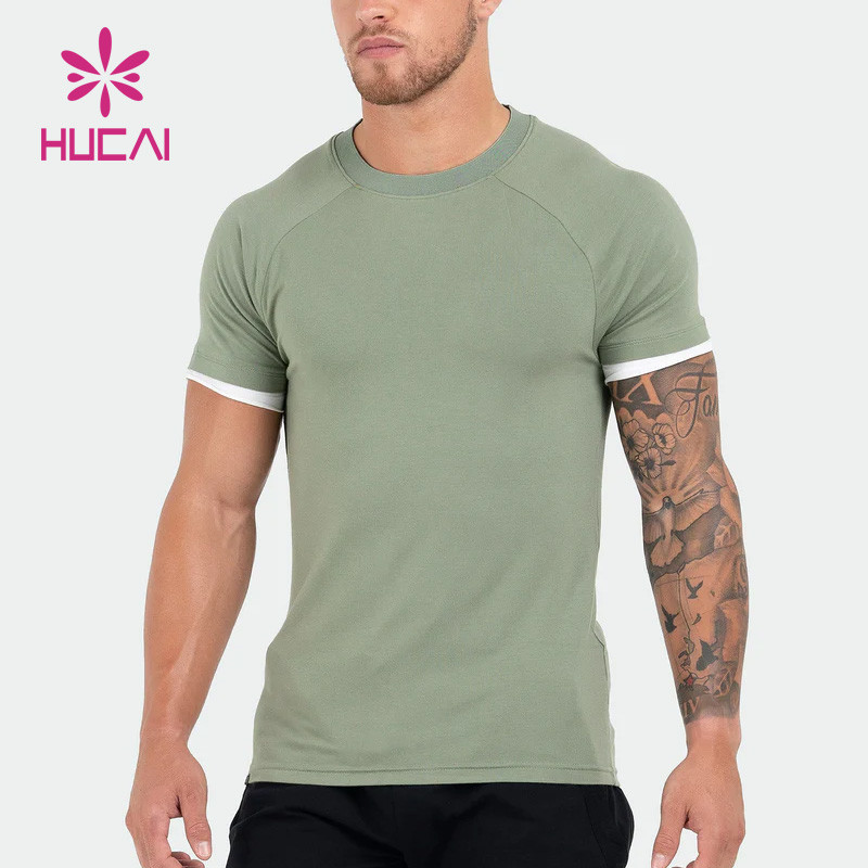 oem mens running clothes custom cotton t shirts gymwear private label appeal