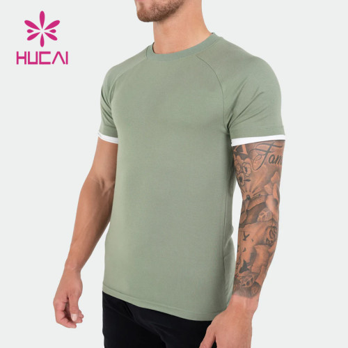 oem mens running clothes custom cotton t shirts gymwear private label appeal