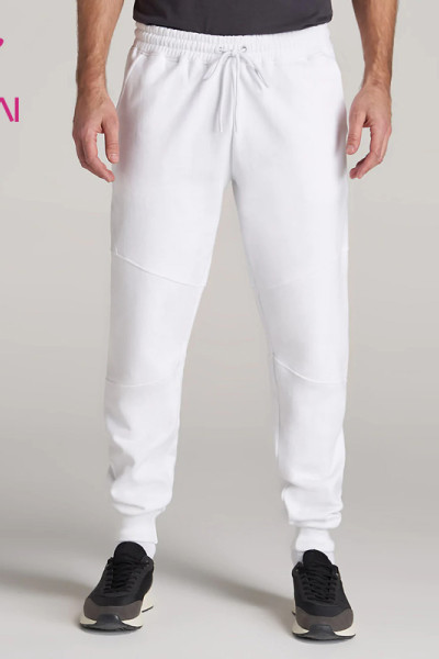 custom men athletic sweatpants white jogger activewear pants gym wear manufacturers