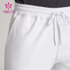 custom men athletic sweatpants white jogger activewear pants gym wear manufacturers