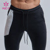 OEM ODM Custom Mens Hem Printed Low-Waist Gym Sweatpants Black And White Joggers Supplier