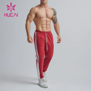 oem custom workout companies uniforms sweatpants mens sporty  jogger pants china clothes factory